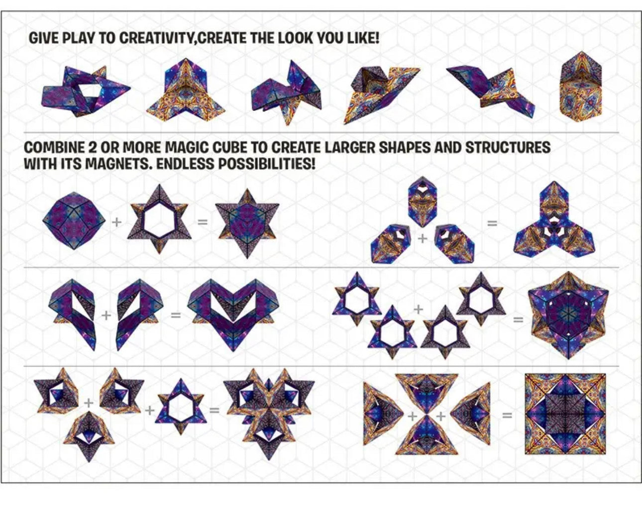 Transformable Magnetic Magic Cube