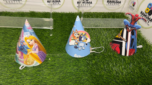 Custom Party Hats| Set of 12 Custom Hats| Any Theme