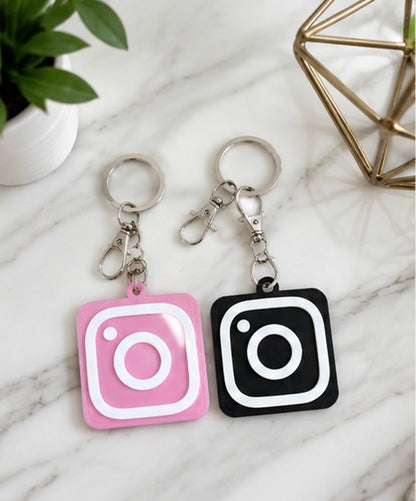 Personalized 3D NFC Tag Keychain| Customized NFC Social Media Business Marketing Keychain