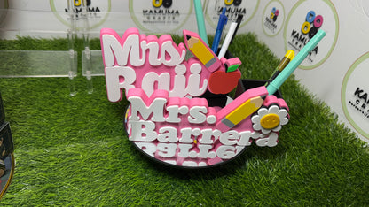 Personalized Teacher Desk Name Plate ✏️🌼