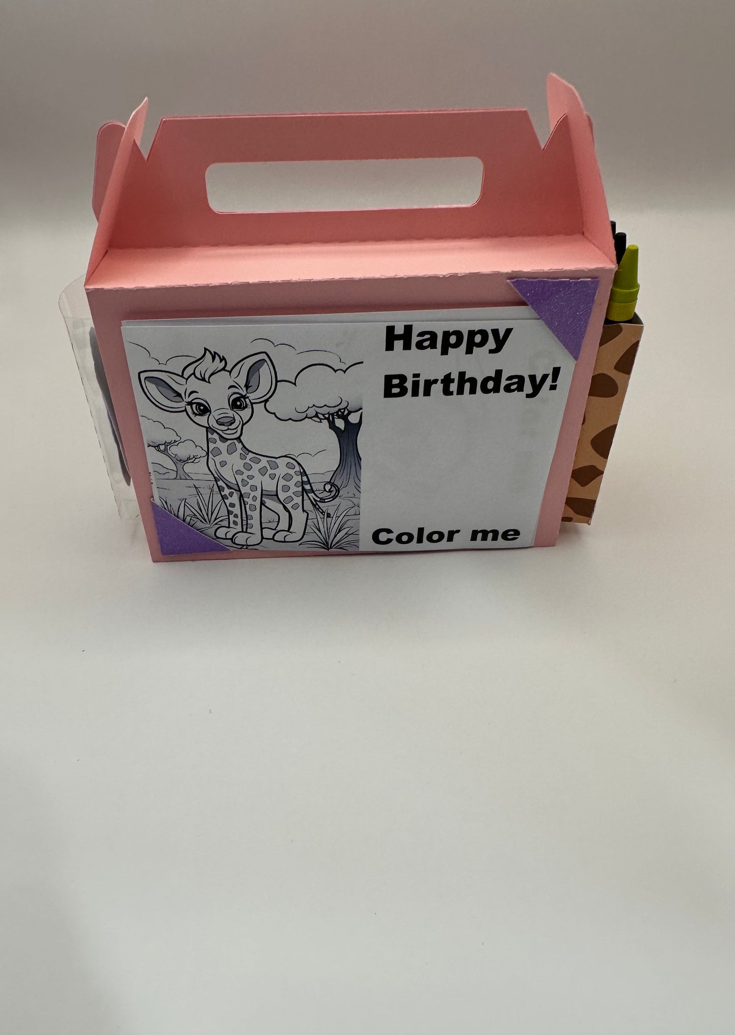 Activity Play-Doh Coloring Box| Coloring and Stickers| Party Favor Activity Box