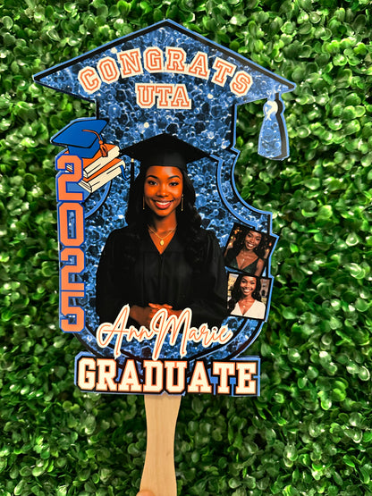 Custom Graduation Fans – Set of 5