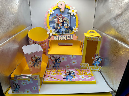 3D Customized Cake Topper | Bluey-Inspired| Party Favor