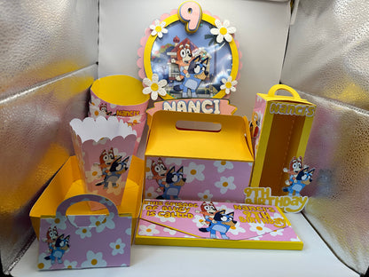 3D Customized Cake Topper | Bluey-Inspired| Party Favor