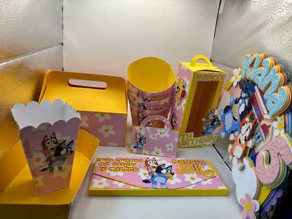 3D Customized Cake Topper | Bluey-Inspired| Party Favor