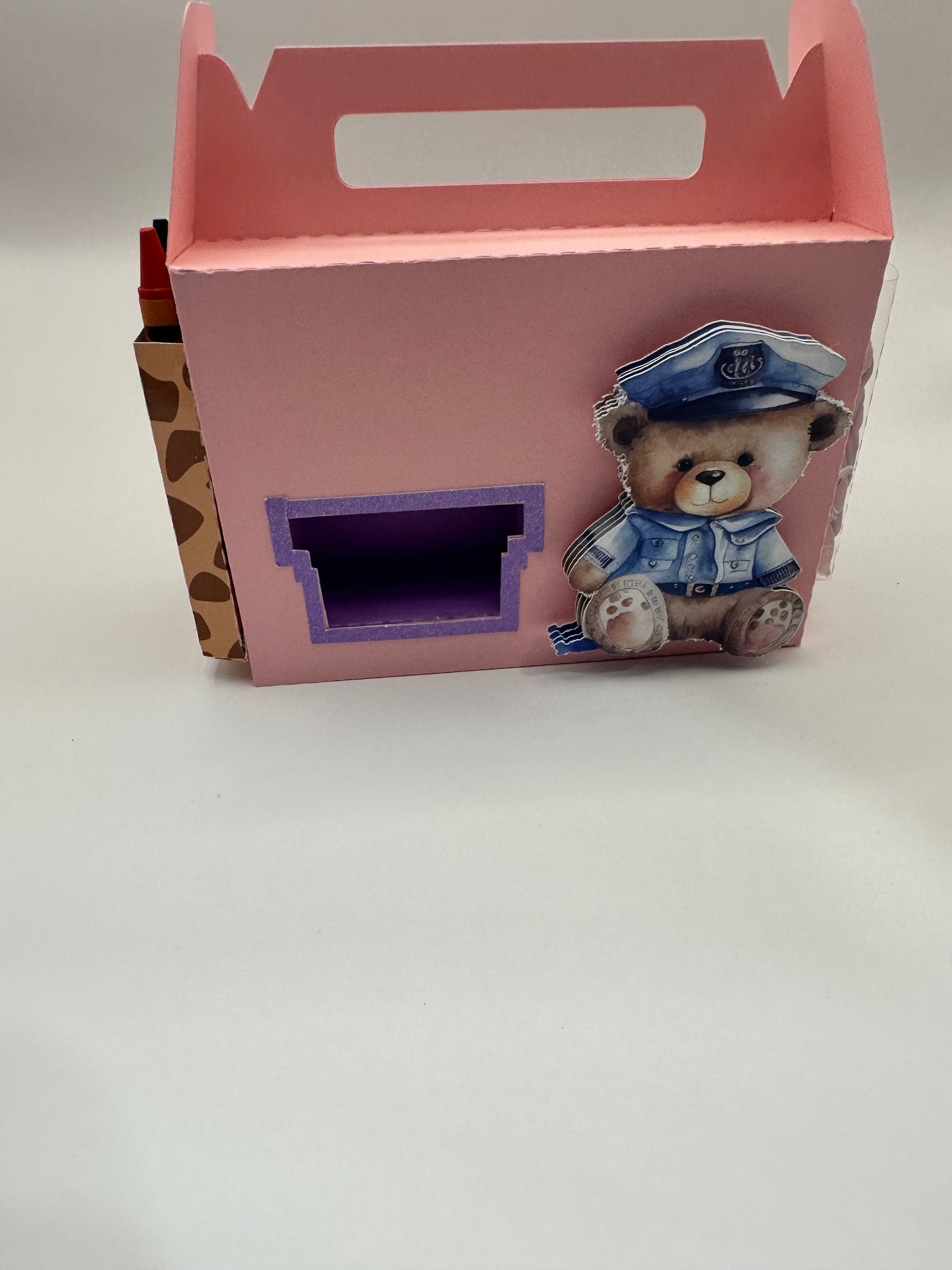 Activity Play-Doh Coloring Box| Coloring and Stickers| Party Favor Activity Box