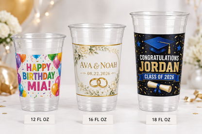 Personalized Dinner Plates| Personalized Party Cups| Any Theme| Set of 10