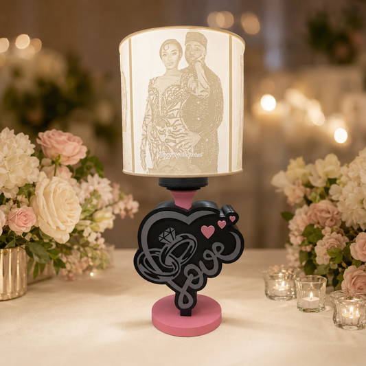 Custom Personalized Photo Lamp |Wedding Photo Lamp| Anniversary & Sports Gift