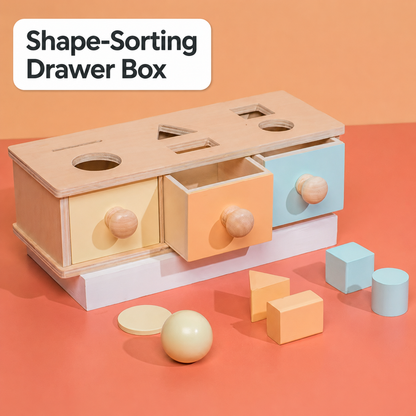Wooden Montessori-Style Learning Toy