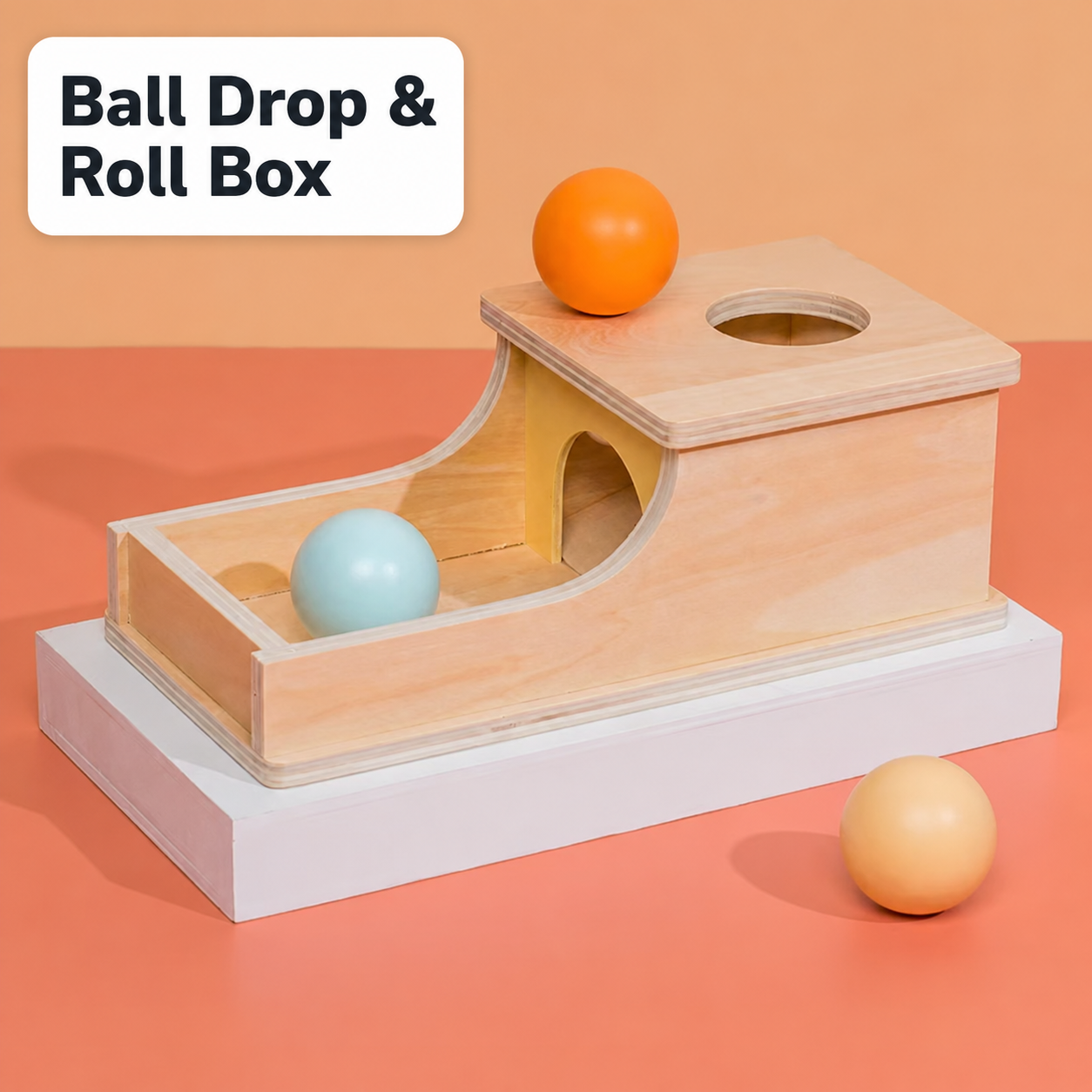 Wooden Montessori-Style Learning Toy