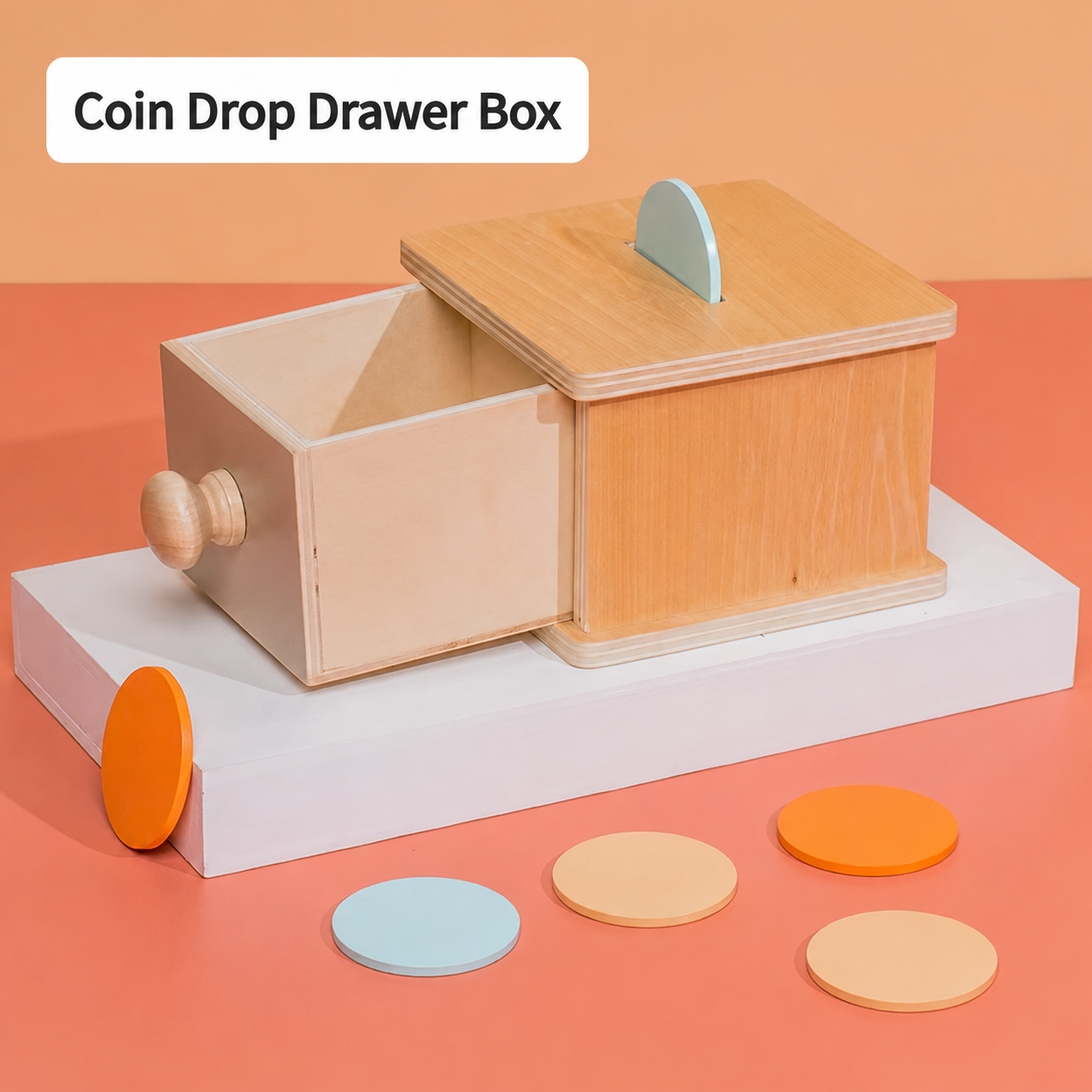 Wooden Montessori-Style Learning Toy