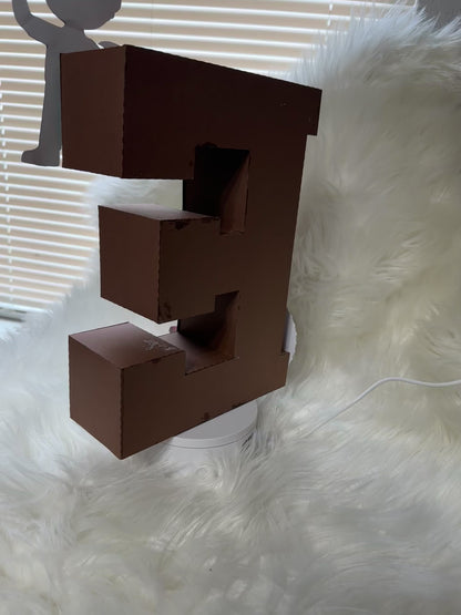 Construction theme 3D Letter 10”| Photo Prop| Party Decor