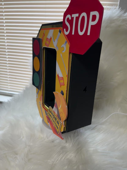 Construction theme 3D Letter 10”| Photo Prop| Party Decor