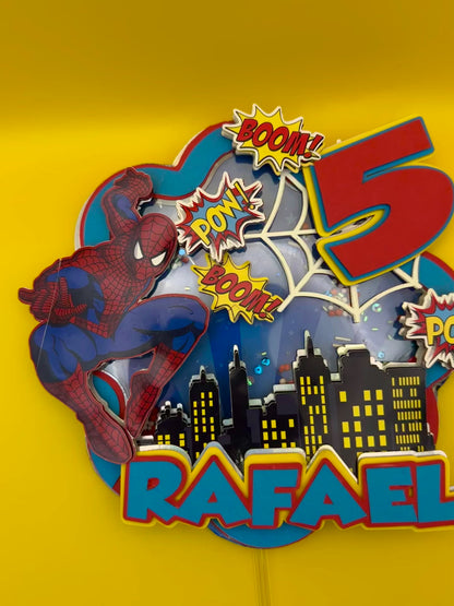 3D Caketopper -Spiderman Inspired