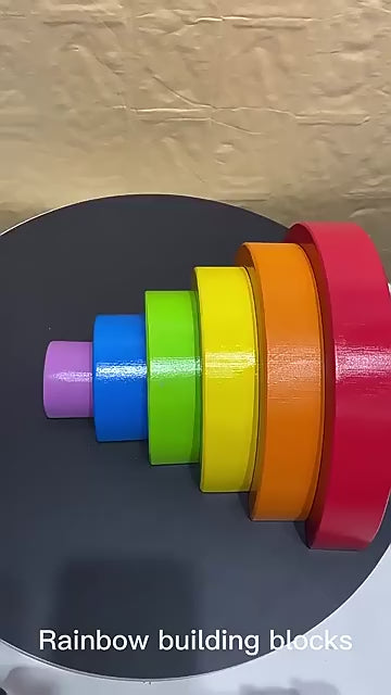 Wooden Rainbow Stacking Toy (Small)