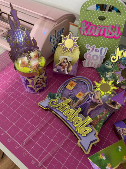 Personalized Party Favor - Rapunzel Inspired