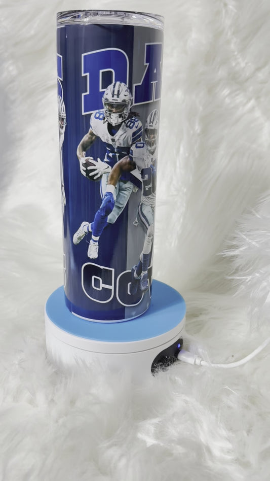 Sublimation Tumbler 20oz| Dallas Cowboys Tumbler