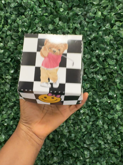 Custom Burger-Style Favor Boxes | Personalized Party Packaging | Fast Food Theme | Birthday Table Décor | Kids Party Supplies
